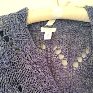 Chico's Crochet Cardigan